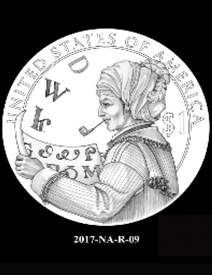 2017 Native American $1 coin, design candidate 9