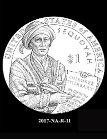 2017 Native American $1 coin, design candidate 11