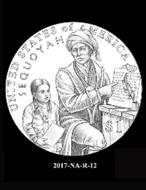 2017 Native American $1 coin, design candidate 12