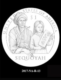 2017 Native American $1 coin, design candidate 13