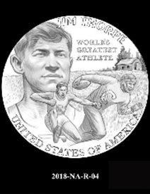 2018 Native American $1 coin, design candidate 4