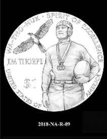 2018 Native American $1 coin, design candidate 9