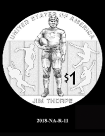 2018 Native American $1 coin, design candidate 11