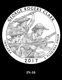 2017 America the Beautiful Quarters George Rogers Clark National Historical Park design candidate 10
