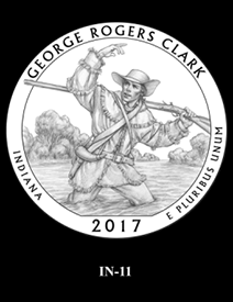 2017 America the Beautiful Quarters George Rogers Clark National Historical Park design candidate 11