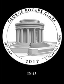 2017 America the Beautiful Quarters George Rogers Clark National Historical Park design candidate 13