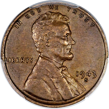 1943-S Copper Cent