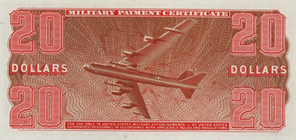 $20 Military Payment Certificate, Series 681, S918 back, PMG 66 Gem Uncirculated EPQ