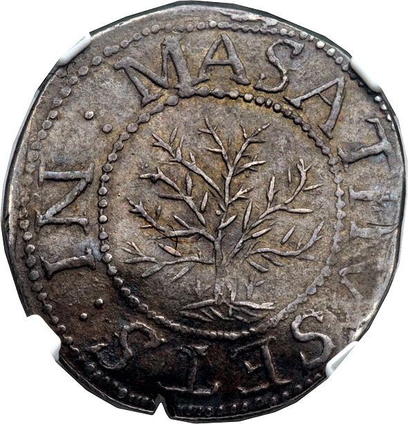 1652 SHILNG Oak Tree Shilling, ANDO MS64 NGC. CAC.