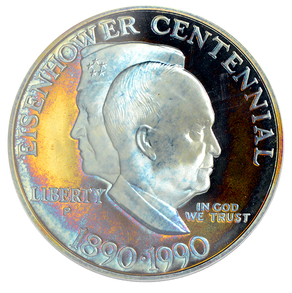 1990 Eisenhower Dollar Obverse