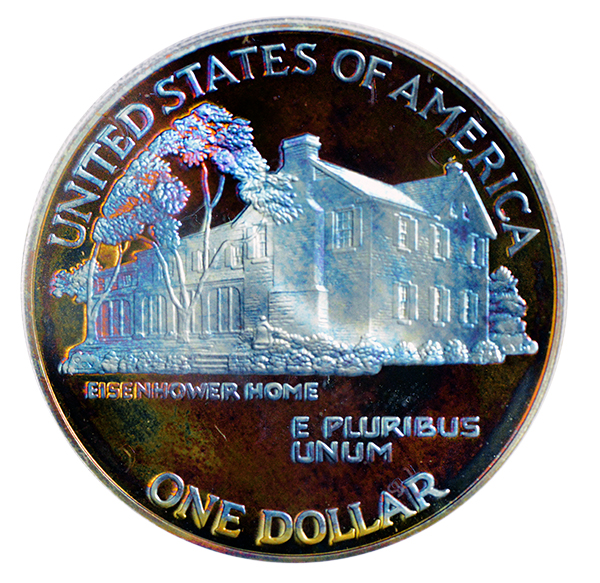 1990 Eisenhower Dollar Reverse