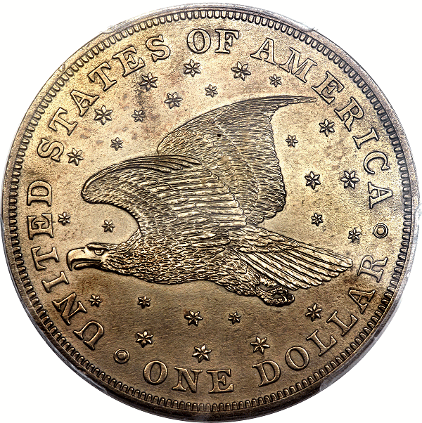 Gobrecht silver dollar, reverse