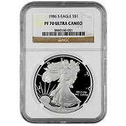 1986-S American Silver Eagle