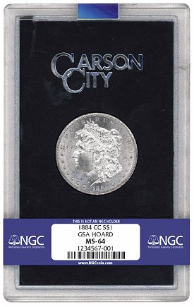 Carson City Morgan Dollar - GSA Hoard NGC MS64