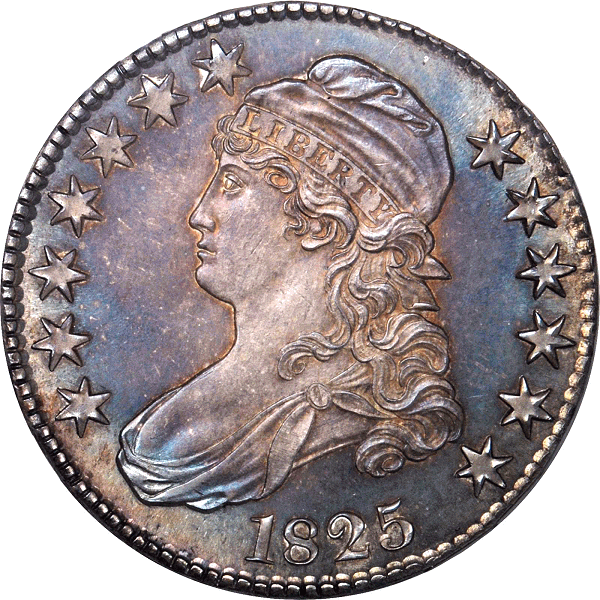Extremely Rare Proof 1825 Half Dollar - Pogue Collection