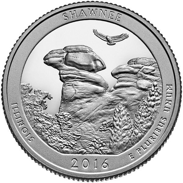 2016 America the Beautiful Shawnee National Forest Quarter