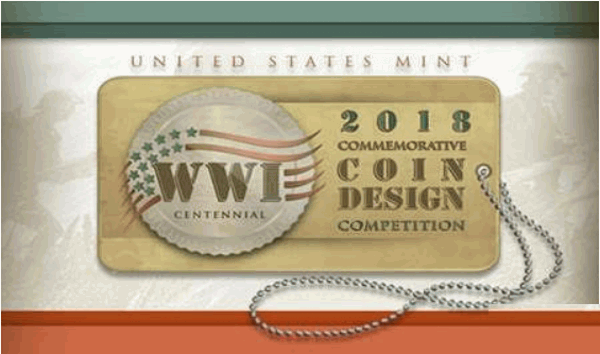 2018 World War I Centennial Commemorative Coin design competition