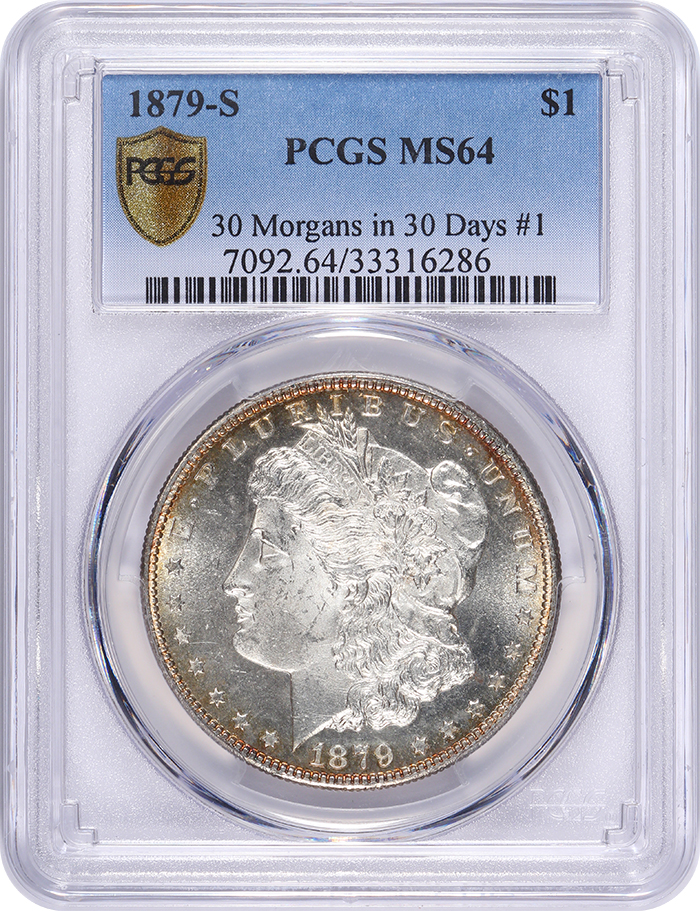PCGS 30 Morgan Dollars in 30 Days coin giveaway