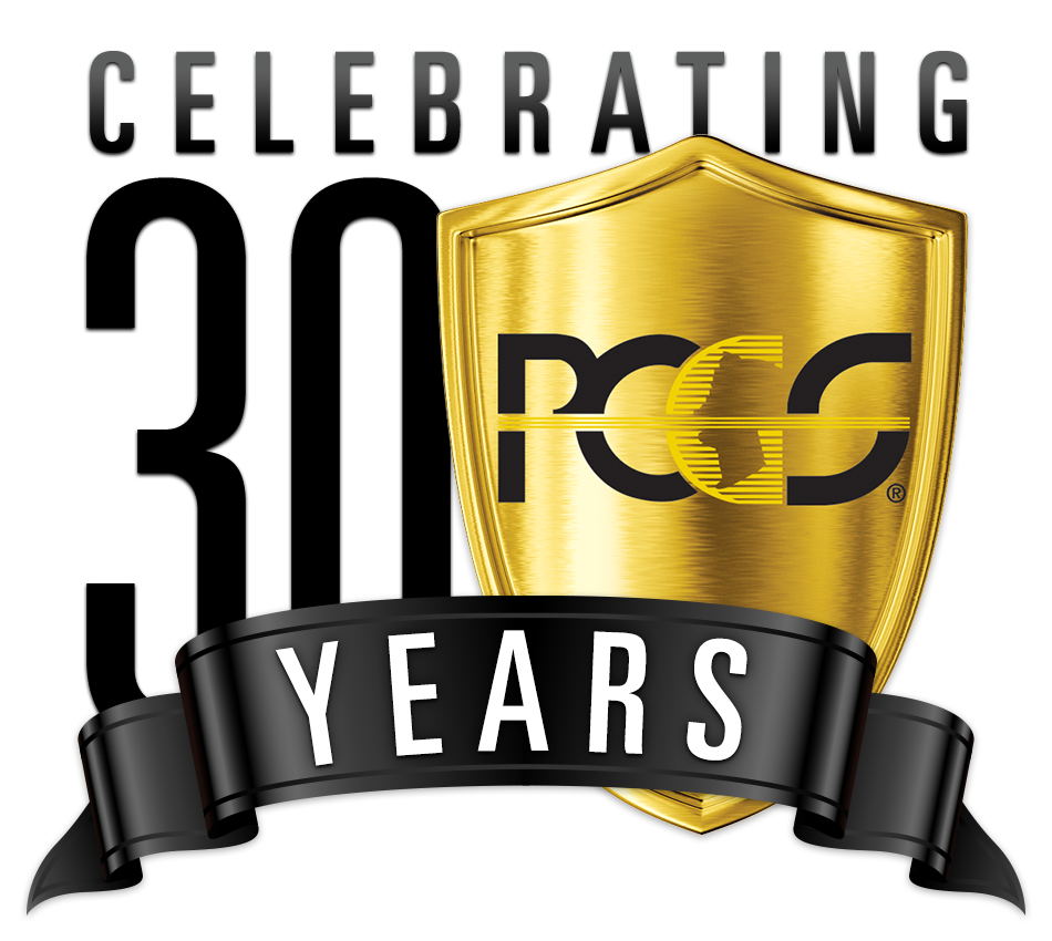 PCGS 30th Anniversary logo