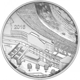 Reverse, Canada 2016 Daytona International Speedway Silver Medallion, Royal Canadian Mint