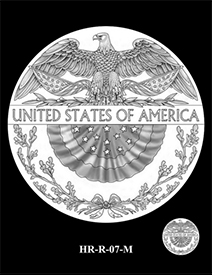 reverse, 2017 American High Relief Gold Coin design candidate