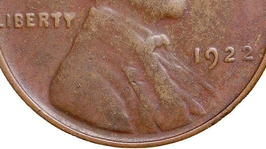 Counterfeit Coin Detection - 1922 No D Lincoln Cent