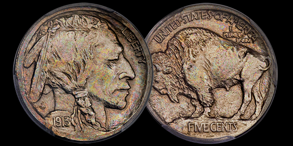 US Coin Pattern - 1913 Buffalo Nickel