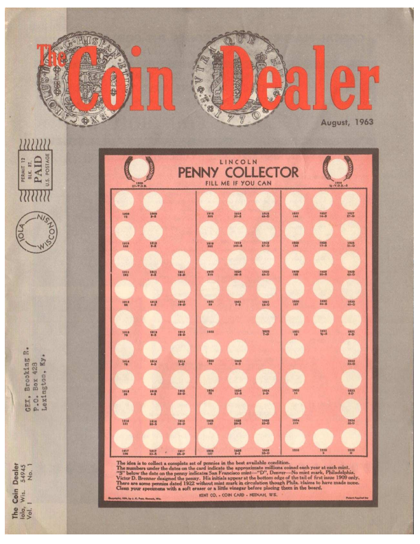 Coin Dealer magazine, 1963, Krause Publications