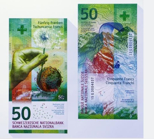 Swiss 50 Franc Banknote