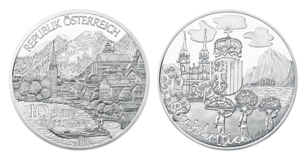 Austria 2016 Austria by Its Children: Upper Austria 10 Euro Silver Coin