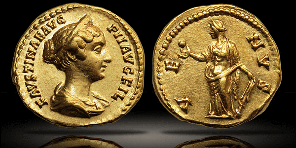Roman Gold Coin - Faustina