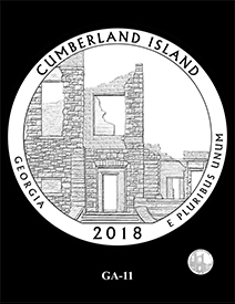 2018 Cumberland Island National Seashore design. Image courtesy US Mint