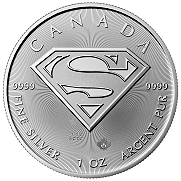 2016 Canada $5 1 oz. Silver Superman