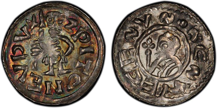 BOHEMIA. Spytihnew II. (Duke, 1055-1061). 1055-61 (ND) AR Denar. Images courtesy Atlas Numismatics