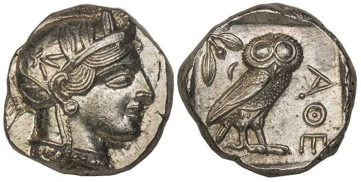 GREEK. ATTICA. Athens. Struck circa 440-404 BC. AR Tetradrachm. Images courtesy Atlas Numismatics