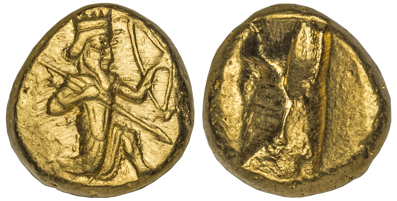 CENTRAL ASIAN. ACHAEMENID EMPIRE. Darios I - Xerxes II. (Kings, 522-465 BC). Struck circa 5th Century BC. AV Daric. Images courtesy Atlas Numismatics