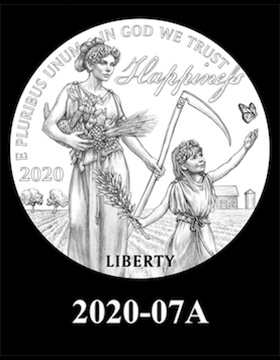 American Eagle Platinum Proof design candidate 2020-07a. Image courtesy U.S. Mint