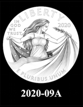American Eagle Platinum Proof design candidate 2020-09a. Image courtesy U.S. Mint