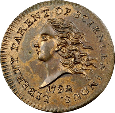 1792 P10C Copper Disme, Judd-11
