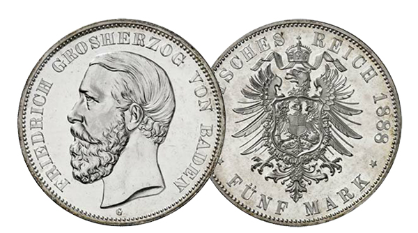 1888germany5mark