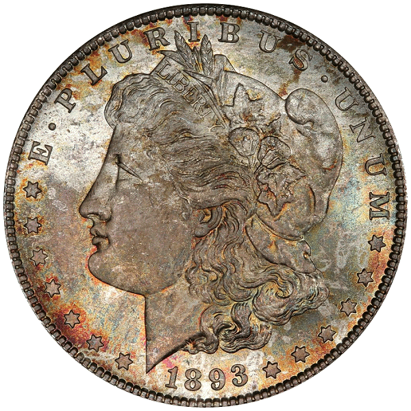 1893-S $1 PCGS-67