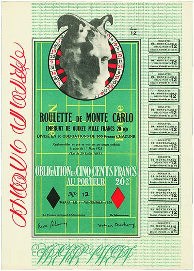 Monte Carlo Roulette. Image courtesy Spink Auctions