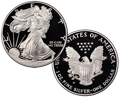 1995-W American Silver Eagle Proof Coin