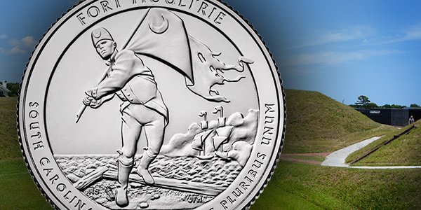 Modern US Coins - 2016 America the Beautiful Ft. Moultrie at Ft. Sumter National Monument Quarter