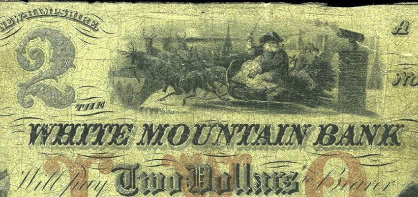 White Mountain Bank, New Hampshire $2. Image courtesy NGC