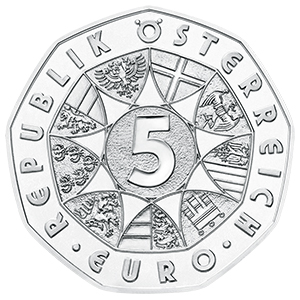 Reverse, Austria 2017 New Year: Waltzing in the New Year 2017 5 Euro Silver Coin. Image courtesy Austrian Mint