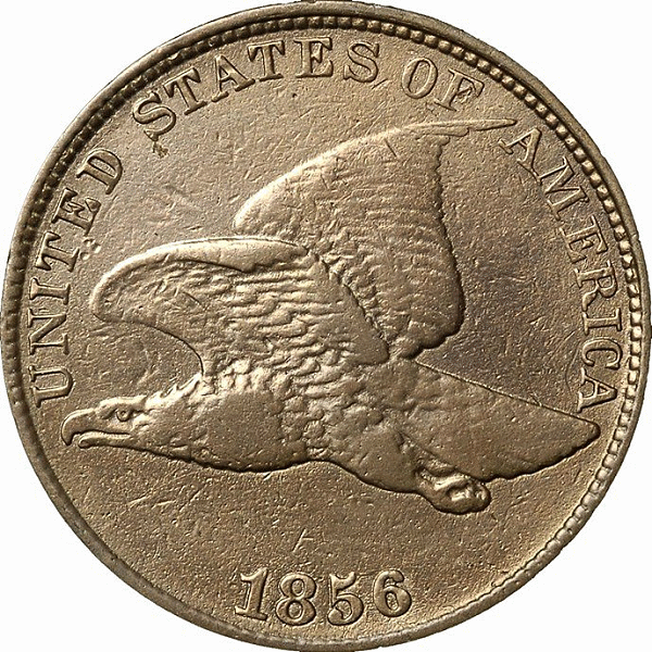 Altered Date 1856 Flying Eagle Cent