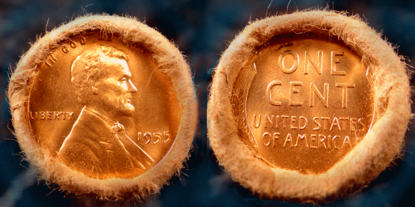 1964-P Lincoln Memorial Cent Roll UNSEARCHED Beauties From Mint Sewn Bag 