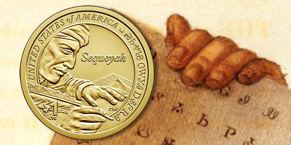 2017 S SACAGAWEA NATIVE AMERICAN Sequoyah from Cherokee Nation Proof Dollar New