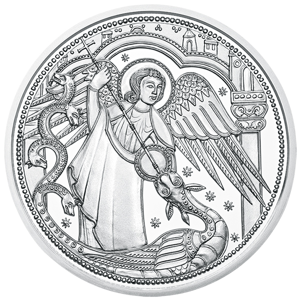 Reverse, Austria 2017 Michael - The Protecting Angel 10 Euro silver coin. Image courtesy Austrian Mint